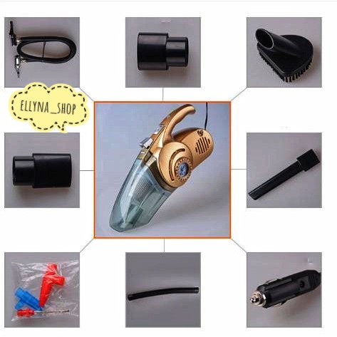 MÁY HÚT BỤI OTO KIÊM BƠM LỐP ĐA NĂNG 4 IN 1 - ELLYNA_SHOP - HCM | BigBuy360 - bigbuy360.vn