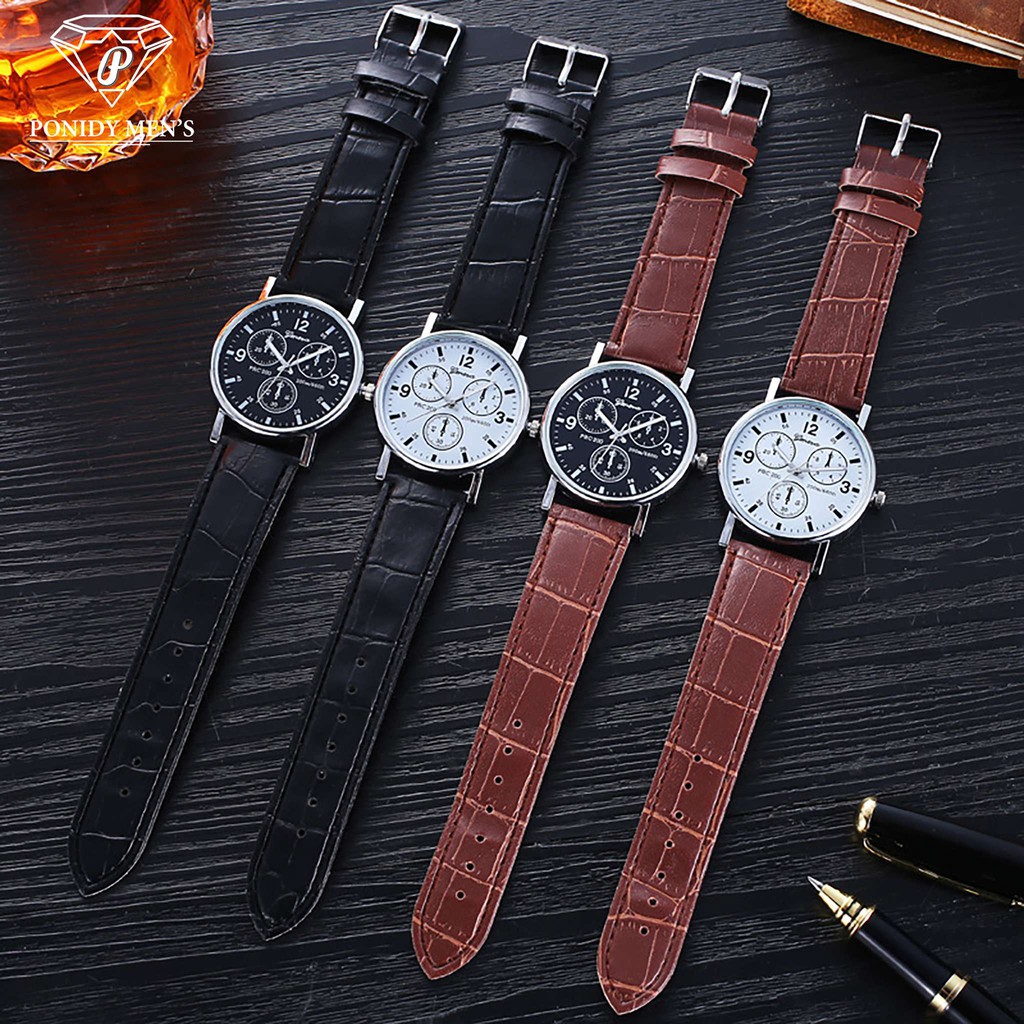 Đồng Hồ Nam Nữ Geneva Dây Da Rẻ Đẹp, Trẻ Trung, Thời Thượng