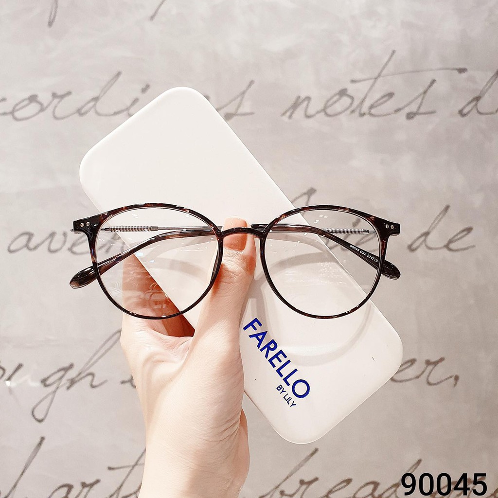 Gọng Kính Cận Moss Store Dáng Tròn Phong Cách Hàn Quốc 90045 + Nhận Cắt Tròng Cận, Loạn, Viễn | BigBuy360 - bigbuy360.vn
