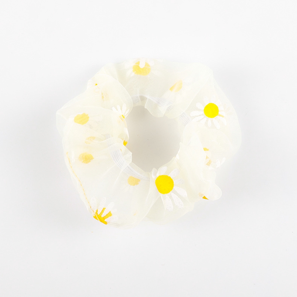 Cod In Stock New Dây Buộc Tóc Hình Hoa Cúc Xinh Xắn Dành Cho Nữ