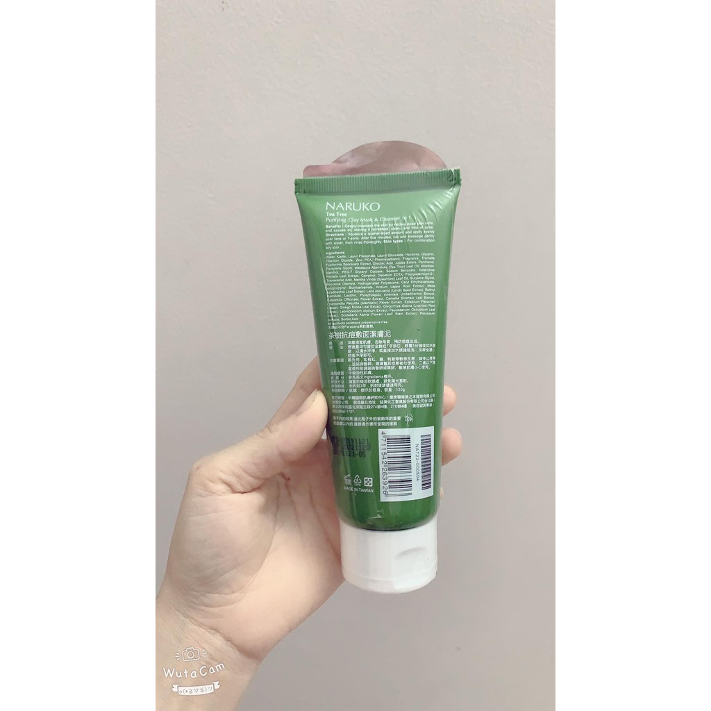 Sữa rửa mặt Naruko trà tràm dạng bùn Tea Tree Purifying Clay Mask and Cleanser - ''HÀNG CHÍNH HÃNG'' | BigBuy360 - bigbuy360.vn