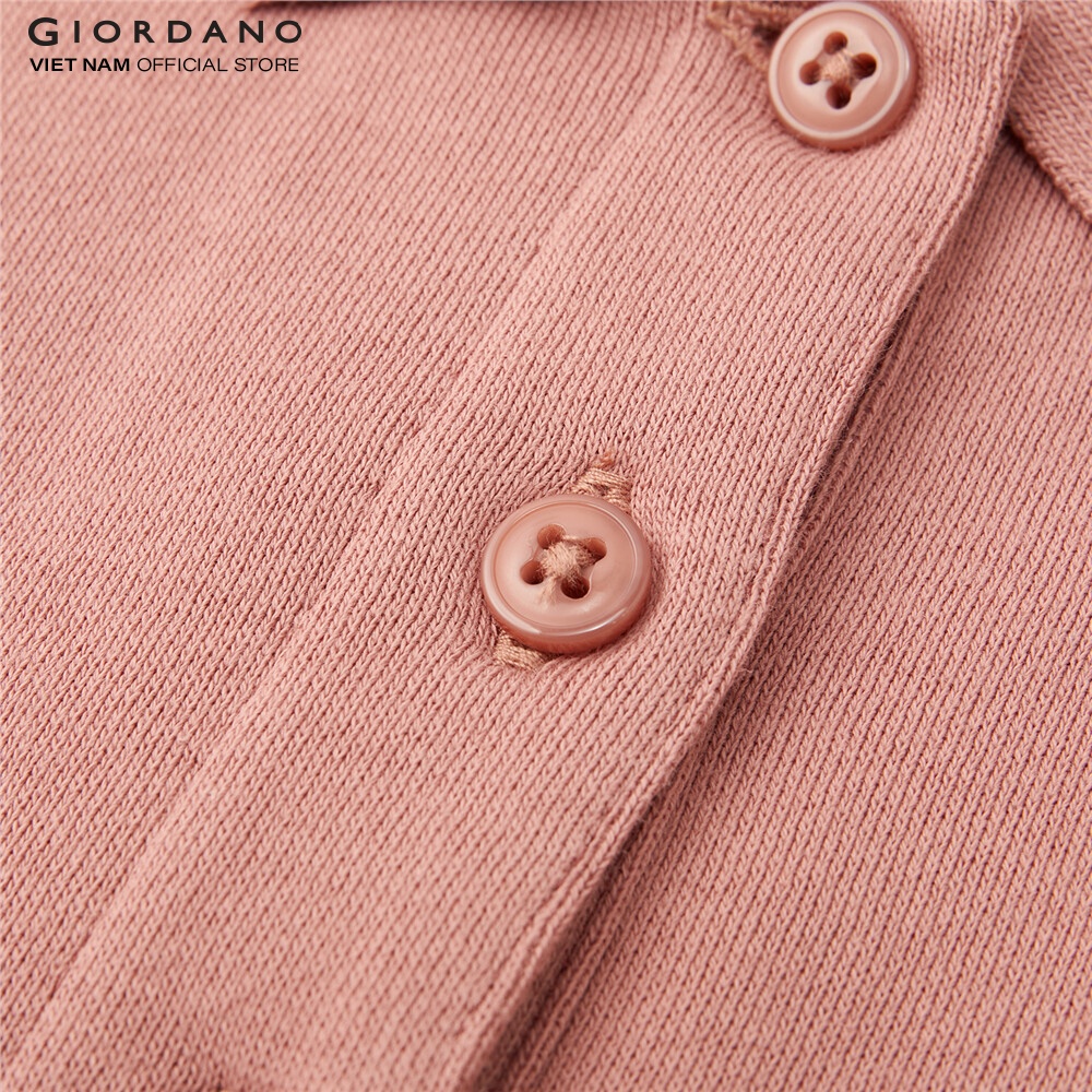 Áo Thun Có Cổ Dài Tay Nữ Polo Giordano 05312601