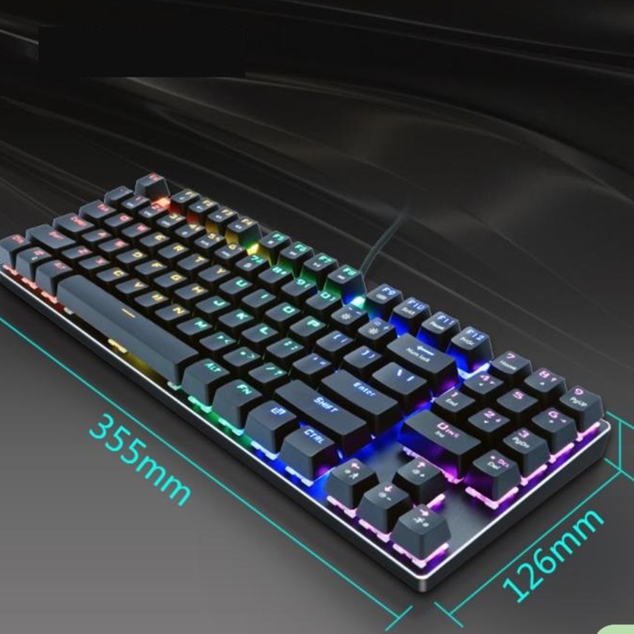 Bàn phím cơ Zero metoo z56 led rainbow (TKL có numblock)