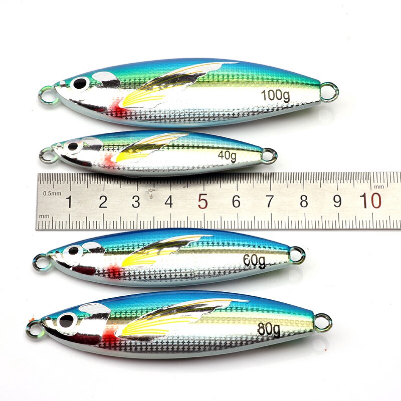 1 Mồi Câu Cá Nước Mặn Chậm Từ Nhật Bản 40/60/80/100G