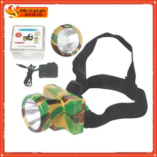 Đèn pin đội đầu siêu sáng rằn ri bộ đội Gold Lion A1