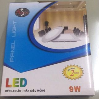Đèn Led Âm trần 9w  Asia cao cấp Tròn Vuông