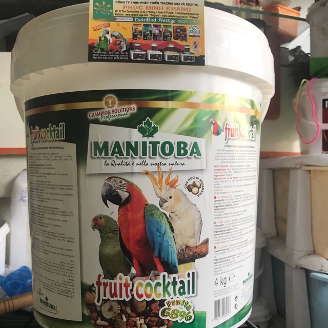 Hạt Fruit Cocktail thương hiệu Manitoba gói 1kg