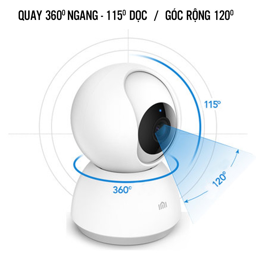 Camera Quan Sát Xiaomi 360° 1080P Home Security 2019 | Chính hãng DigiWorld | BH 12 tháng