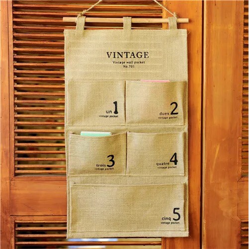 Túi treo tường Vintage - Vải bố loại 1
