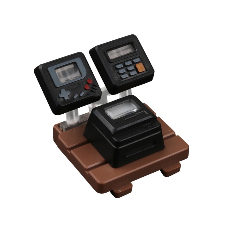 Nút Bàn Phím Cơ DIY 3 Trong 1 Có Đèn Phát Sáng Dễ Thương