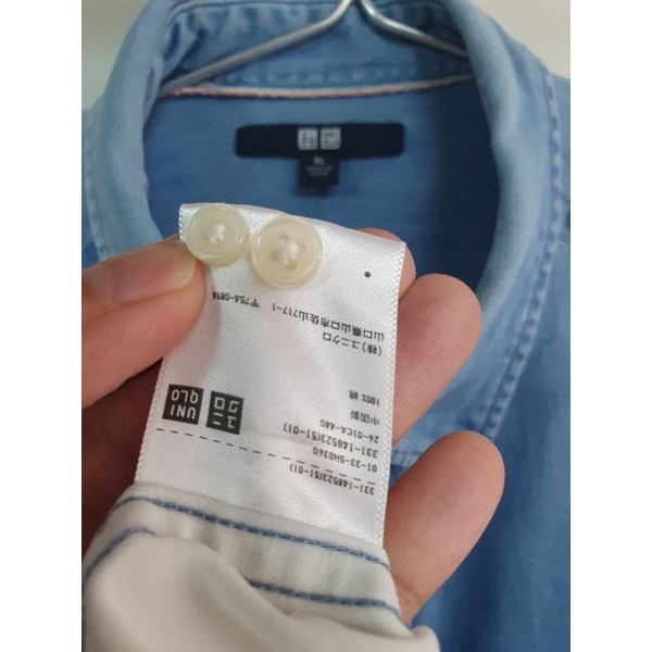 Áo sơ mi Jean Loang UNIQLO chính hãng