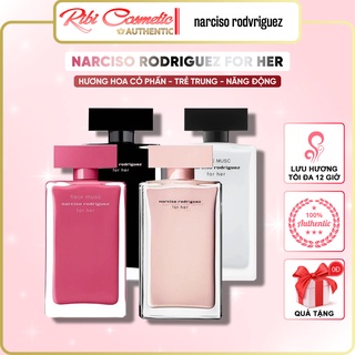 Nước hoa nữ Narciso For Her mùi phấn - Nar Trắng - Narciso Poudree - Narciso Hồng nhạt - Narciso Ambree