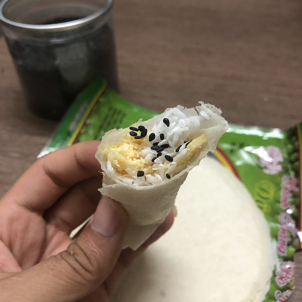 Bò bía đường bò bía 1 túi to có 6 túi nhỏ 1 túi nhỏ gồm 3 thanh đường bò bía 100% NHÀ LÀM tại IMINT FOOD