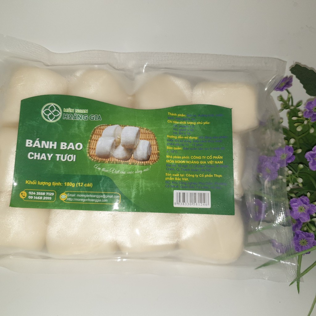 BÁNH BAO CHAY SỮA HOÀNG GIA 12 CÁI/TÚI