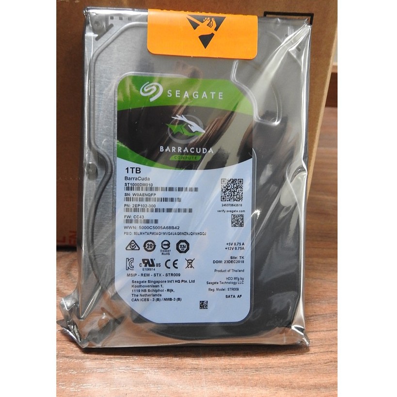 Seagate Chính Hãng 1TB Barracuda Dành Cho Máy Tính Để Bàn