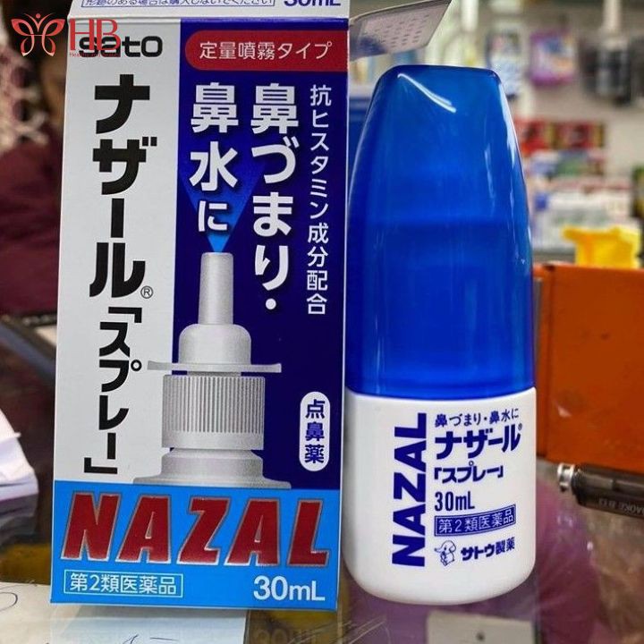 Hộp Xịt xoang Nazal Sato Nhật Bản 30ml