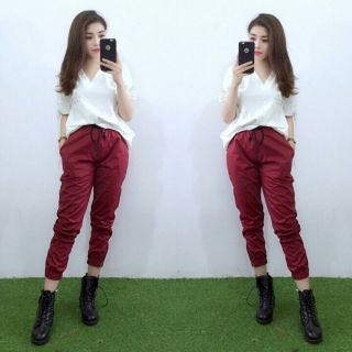 Quần jogger kaki nữ