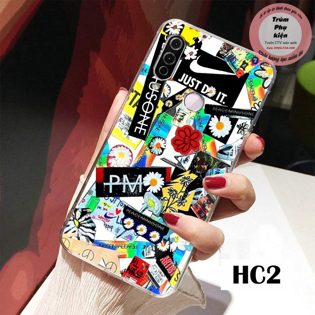 Ốp dẻo trong  dành cho Vsmart Joy 3 / Joy 4 Just do it tách nền in hình Hoa cúc Peaceminusone