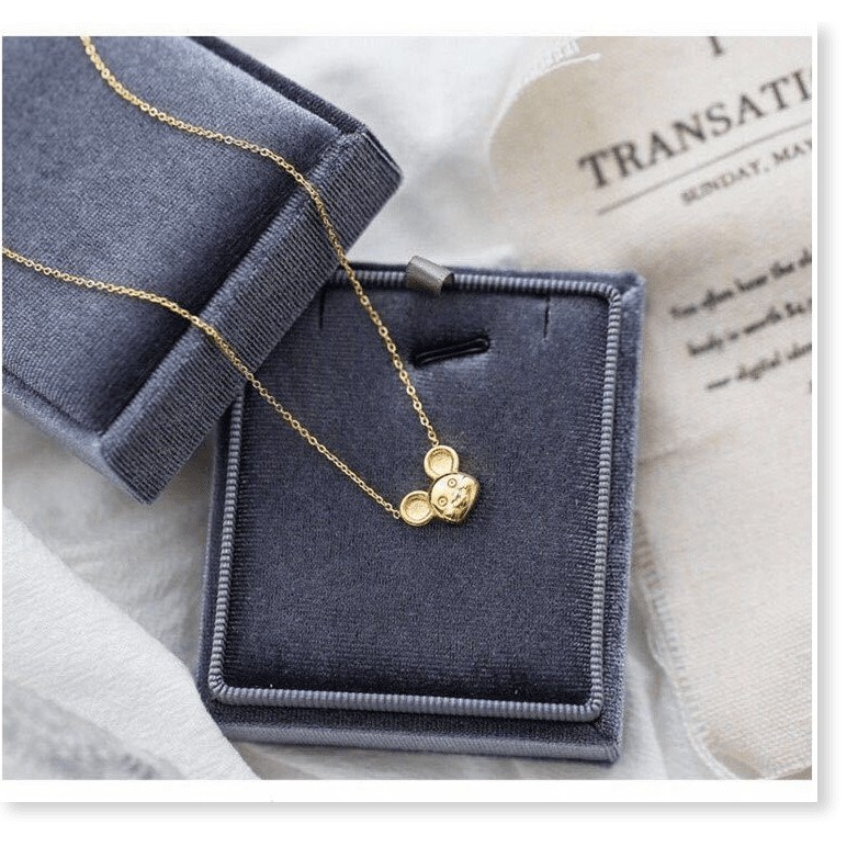 Dây chuyền vòng cổ nữ titan mặt chuột X8-203 - CAM KẾT KHÔNG GỈ, KHÔNG BAY MÀU - BẢO HÀNH 12 THÁNG