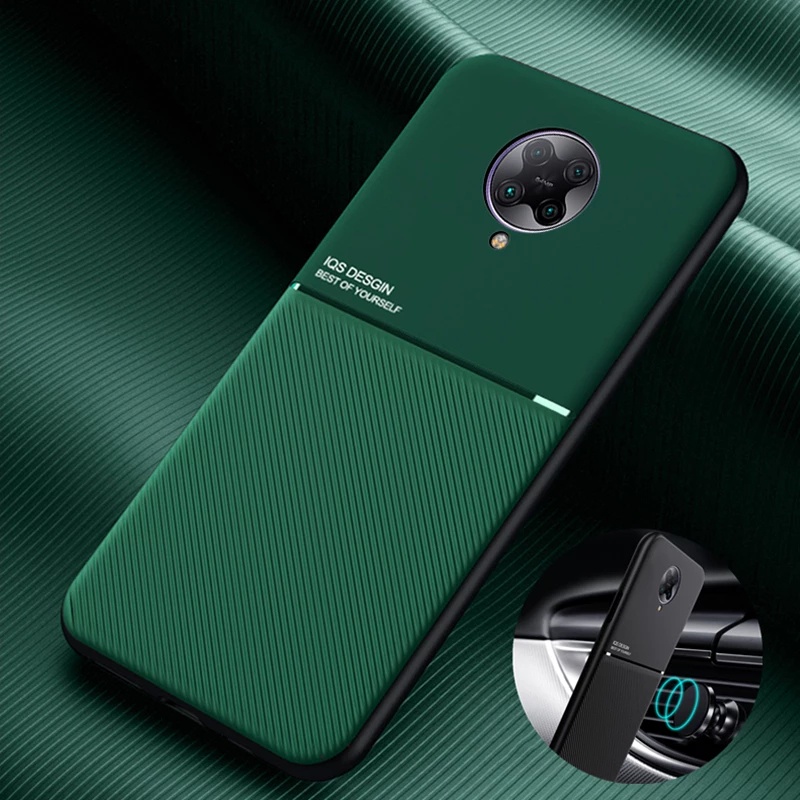 Dành Cho Xiaomi Poco F2 Pro Vỏ Da Từ Tính Sang Trọng Mờ Bảo Vệ Chống Sốc Vỏ Điện Thoại