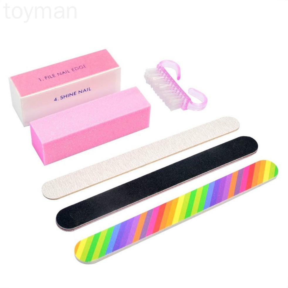 [Hàng mới về] Bộ 6 dụng cụ dũa móng tay làm móng tiện lợi