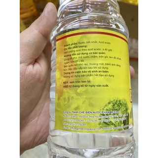 Giấm ăn đầu bếp 500ml
