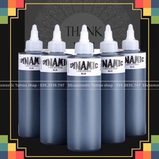Mực xăm💗freeship💗mực đen dynamic hỗ trợ ae mới vào nghề 240ml /scosmetic68