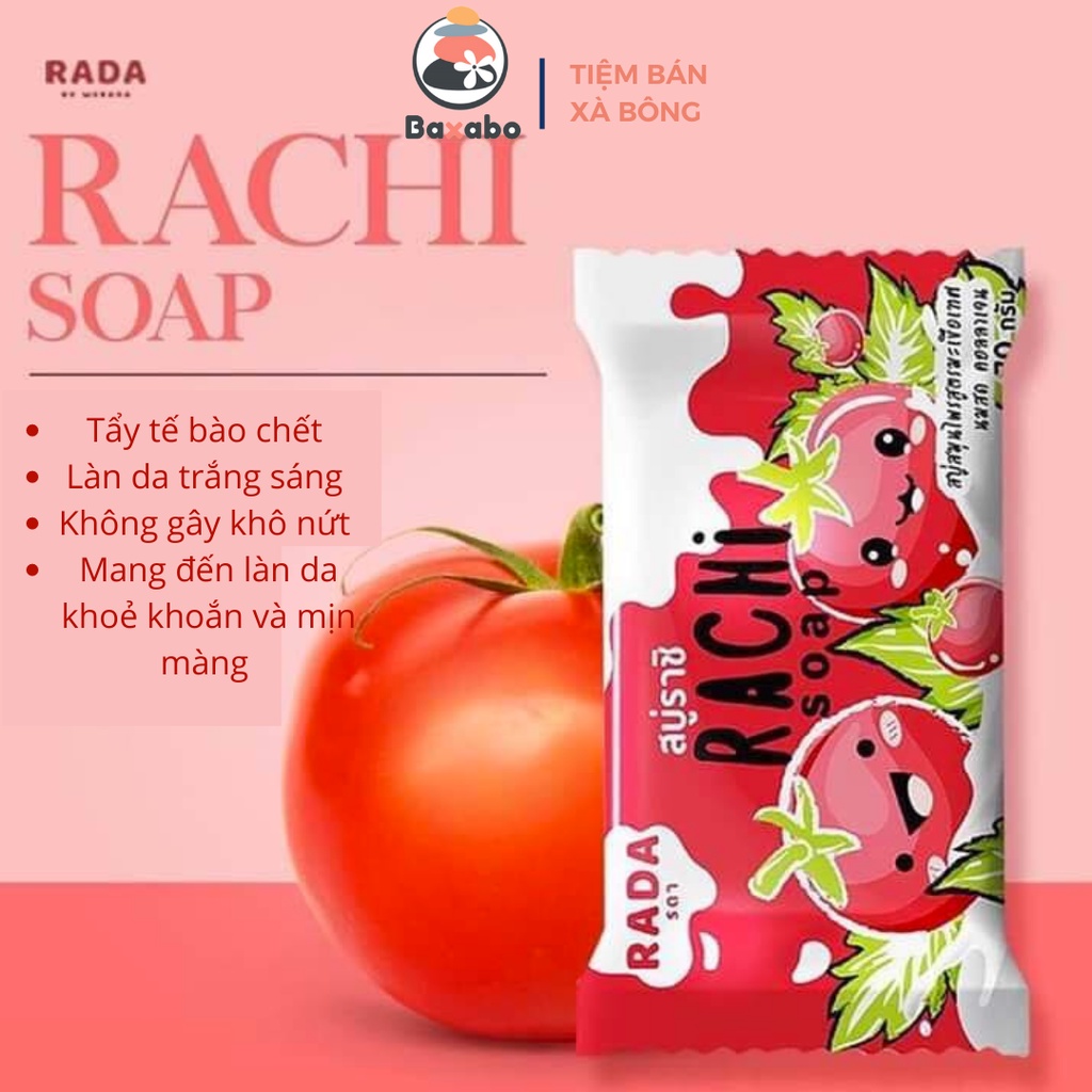 XÀ PHÒNG DƯỠNG TRẮNG DA CÀ CHUA RACHI 70GR - NỘI ĐẠI THÁI LAN | BigBuy360 - bigbuy360.vn
