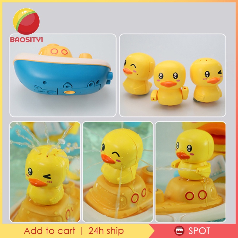 [Baosity1] Đồ Chơi Vòi Sen Tắm Vịt Điện Tử Quà Tặng Cho Trẻ Mới Biết Đi