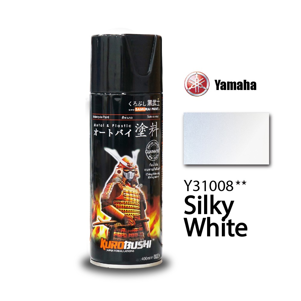 Sơn SAMURAI KUROBUSHI Yamaha Trắng Mịn (Silky White) ( Y31008**)