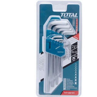 Bộ chìa lục giác total tht106191 1.5-10mm