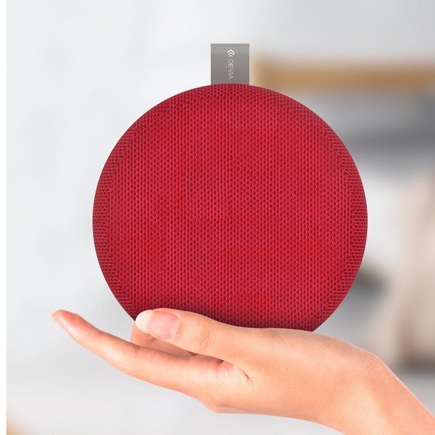 Loa Bluetooth Mini Không Dây DEVIA Kinton fabric có micro nghe nhạc gọi điện 120 phút, Hàng chính hãng BH 1 năm