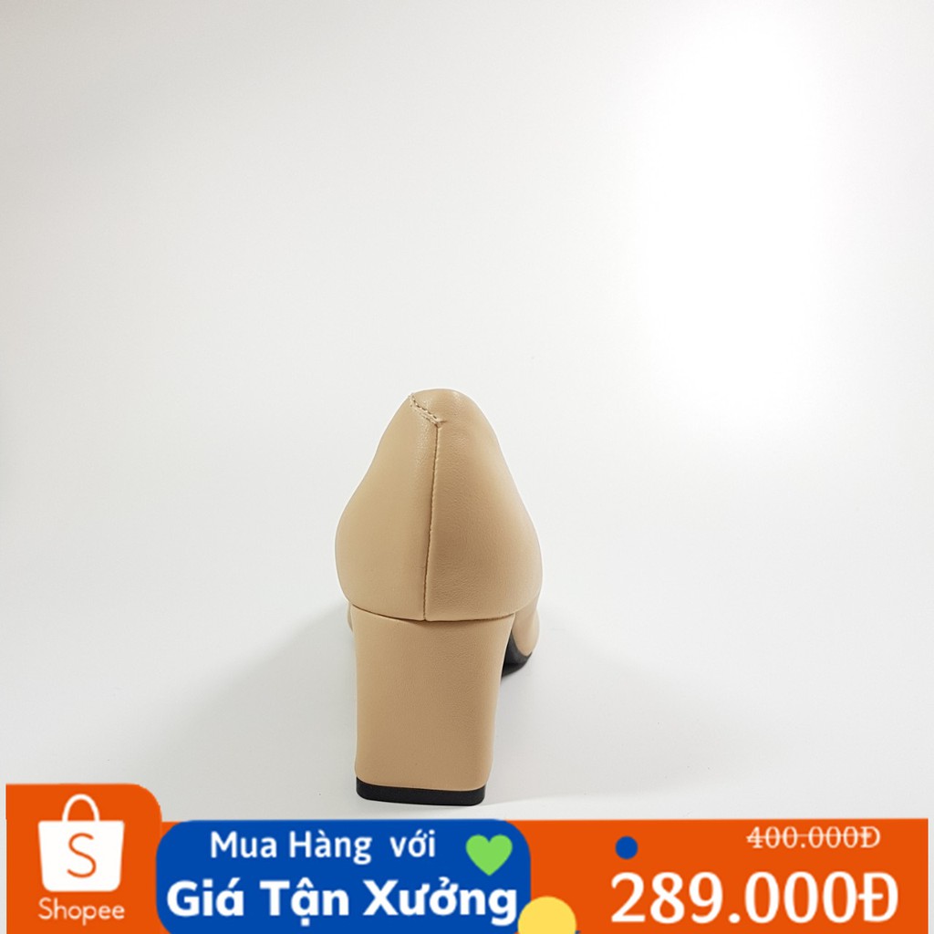 Giày Cao Gót Đế Vuông 5cm Size (34 -> 40)