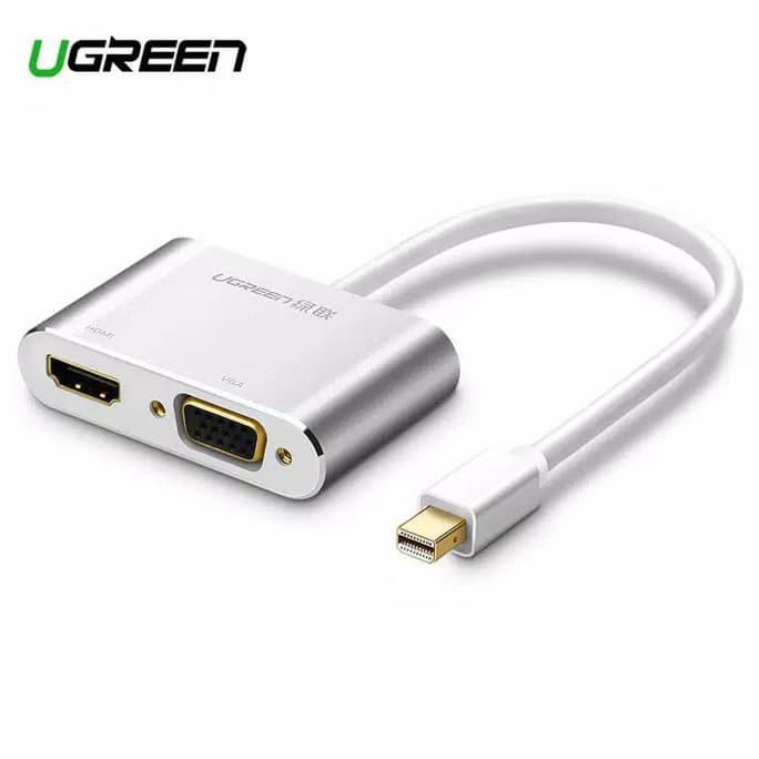 Bộ Chuyển Đổi Thunderbolt Mini Sang Hdmi & Vga 2 Trong 1 Oiha X Ugreen Đen | BigBuy360 - bigbuy360.vn
