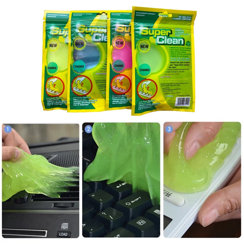 1 Gel Vệ Sinh Bàn Phím Máy Tính Không Góc Chết Mới