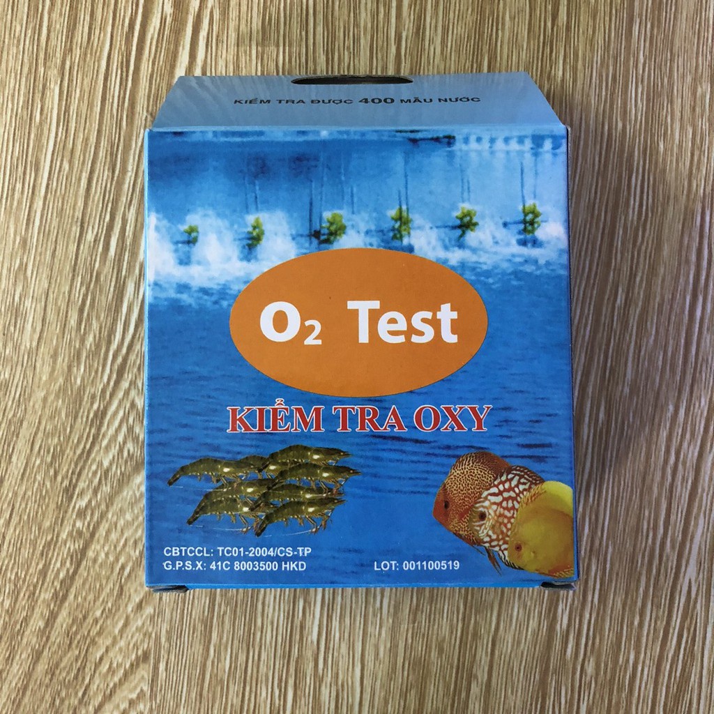 O2 Test Kit - Kiểm Tra Nhanh Hàm Lượng Oxy Có Trong Nước Bể Cá Cảnh, Thuỷ Sinh (hàng Việt Nam)