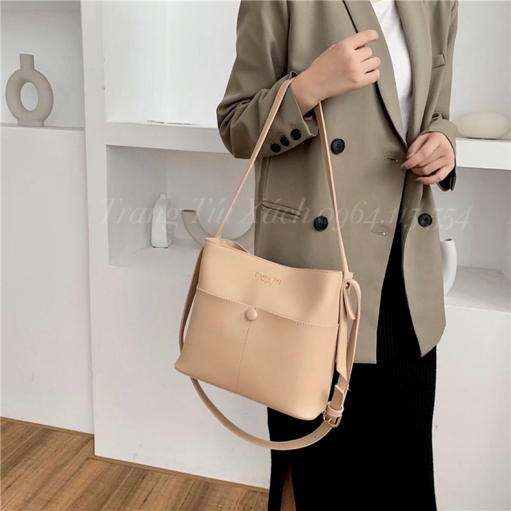 Túi Xách Nữ Đeo Chéo Túi Tote Công Sở Dáng Vuông Nhiều Ngăn Đi Làm Đi Học TTX76