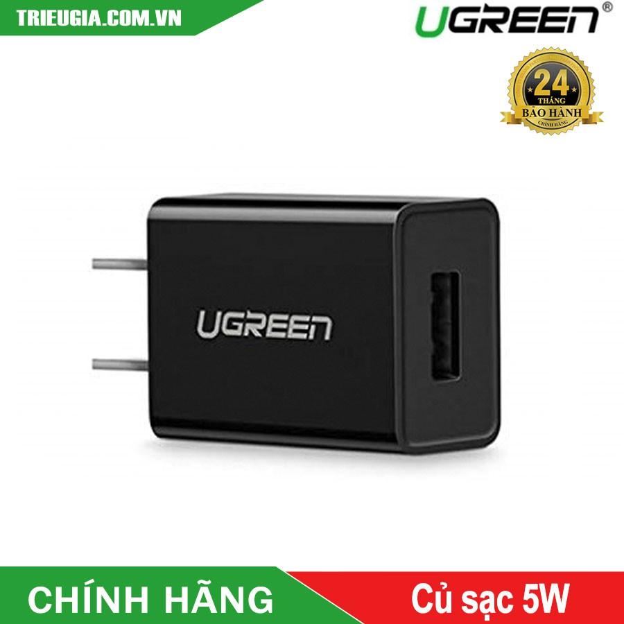 Củ Sạc Điện Thoại Ugreen 5V-1A Ugreen - Cao Cấp - 50714 50713