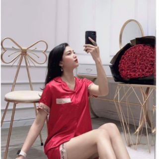 Set đùi đồ bộ chất lụa satin cao cấp