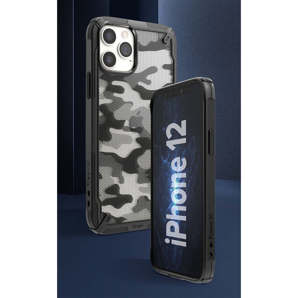 [XẢ HÀNG] Ốp iPhone 12 pro max Ringke Fusion X Camo Hàn Quốc