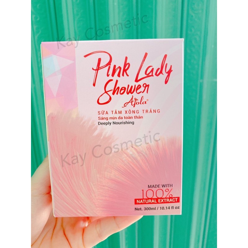 Sữa tắm xông trắng hương nước hoa PINK LADY SHOWER AJOLA