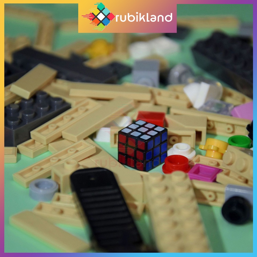 Rubik 3x3 Tí Hon 1cm CubeLab Mini Cube Rubic Bé Nhất Thế Giới Xoay Được Đồ Chơi Trí Tuệ Trẻ Em