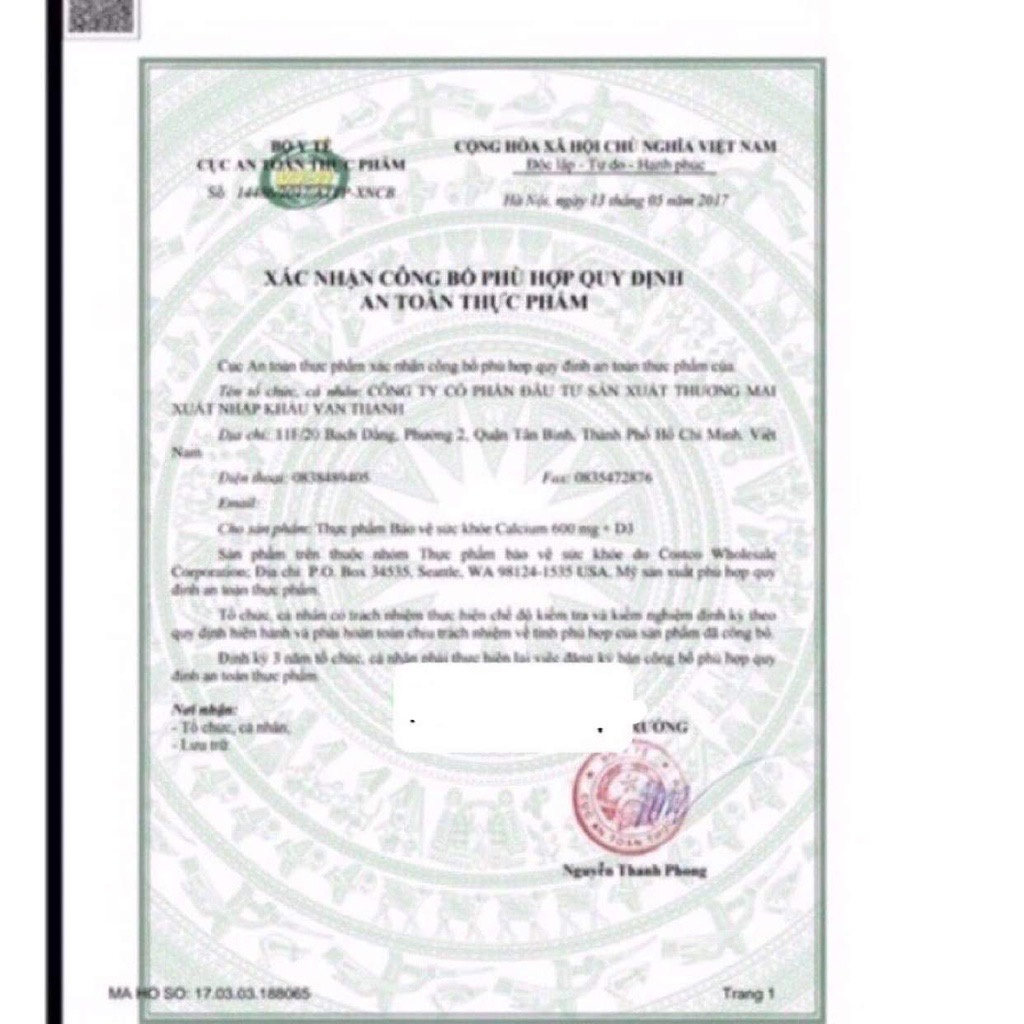 Kẹo Dẻo Canxi Kirkland Signature Calcium 500mg +D3 120 viên - Mỹ