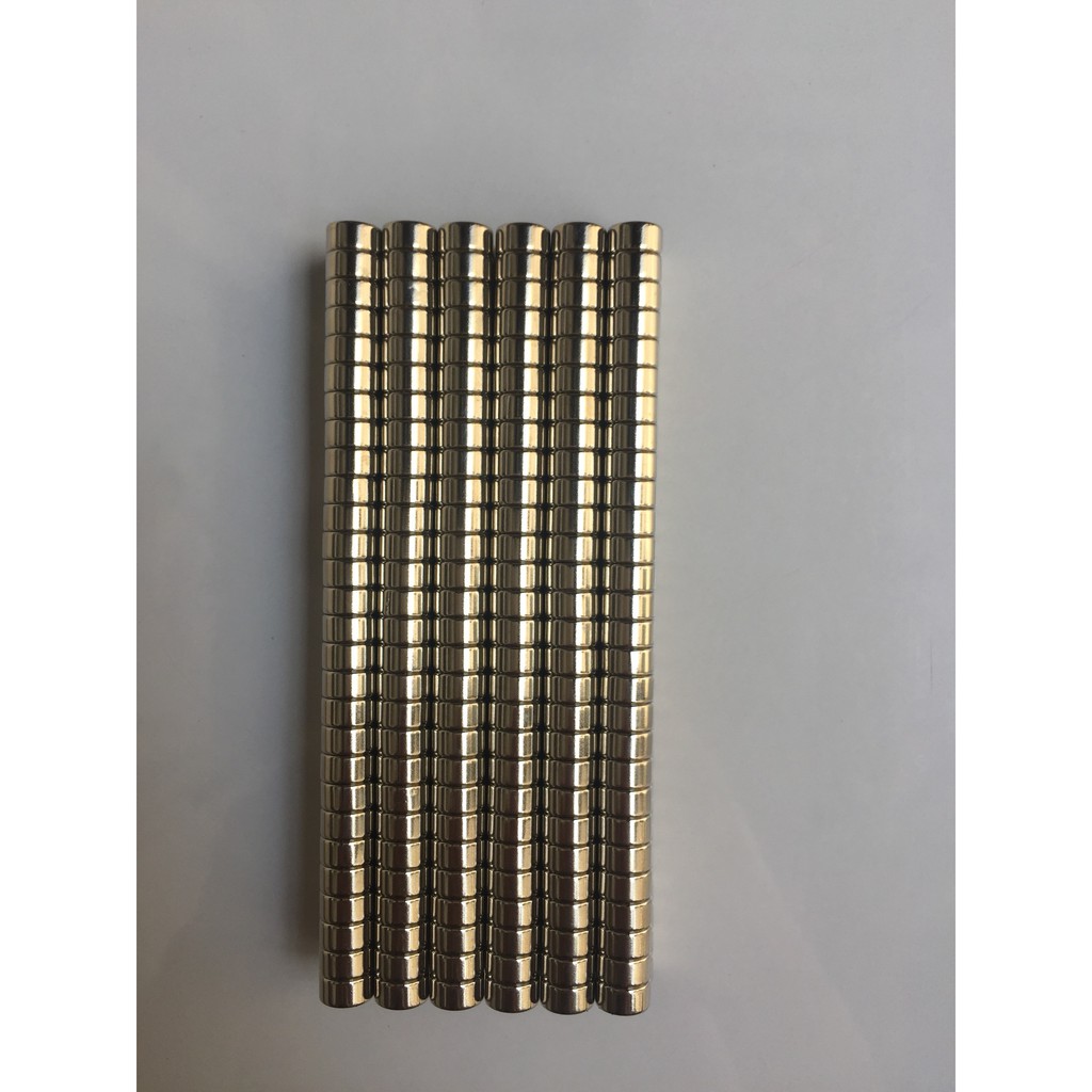 Nam Châm Đất Hiếm Siêu Mạnh HT Ø10x5mm - Mã N35 Lực Từ Cực Mạnh - Bộ 30 Viên