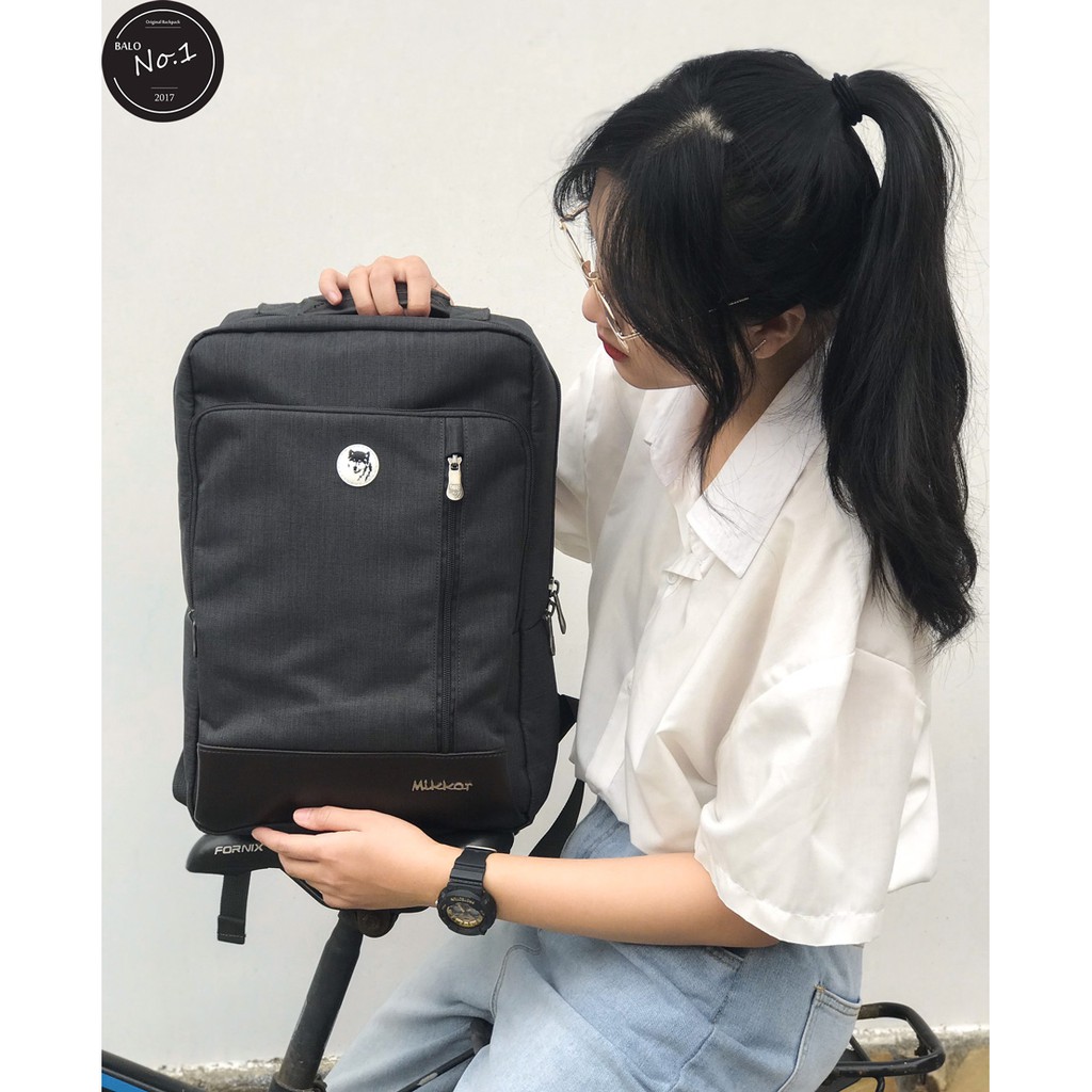 [Chính hãng] Balo Laptop Nam Nữ Thời Trang  Cao Cấp Mikkor The Ralph Backpack