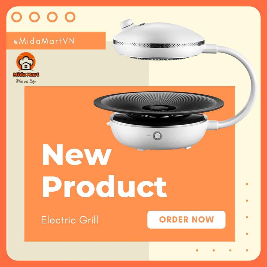 🔥 BẾP NƯỚNG HỒNG NGOẠI KHÔNG KHÓI XOAY TỰ ĐỘNG 360° GERMAN POOL CHÍNH HÃNG BẢO HÀNH 6 THÁNG 🔥