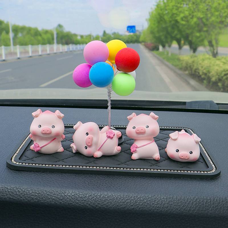 Set Heo Minie Cute Dễ Thương Trang Trí Taplo Ô Tô