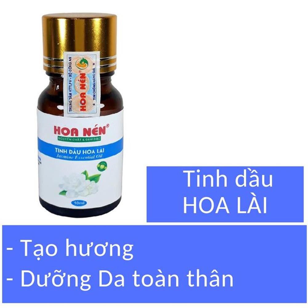 Tinh dầu nguyên chất Hoa Lài 10ml khử mùi tạo hương sảng khoái hàng Việt Nam chưng cất thiên nhiên