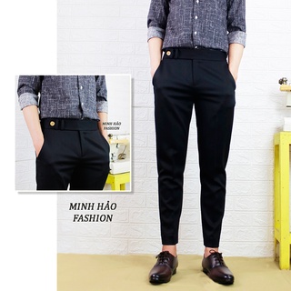 Quần tây, quần âu nam minh hảo fashion, kiểu dáng công sở cổ điển tây âu-qn3