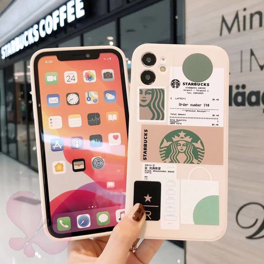 Ốp Điện Thoại Hoạ Tiết Starbucks Cho Samsung A12 A51 A32 A52 A72 A71 M11 A11 A31 A21s A20s A50 A30 A50s A70